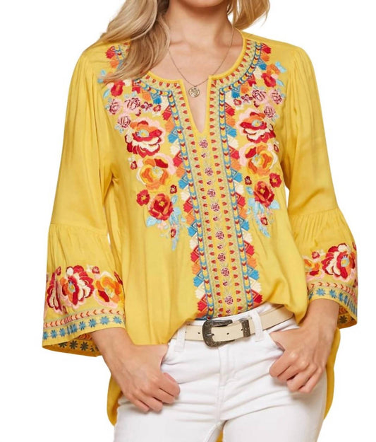 Andree By Unit - South Beach Embroidered Top - PLUS