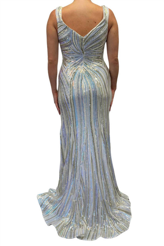 Jovani - Sequin Maxi Dress