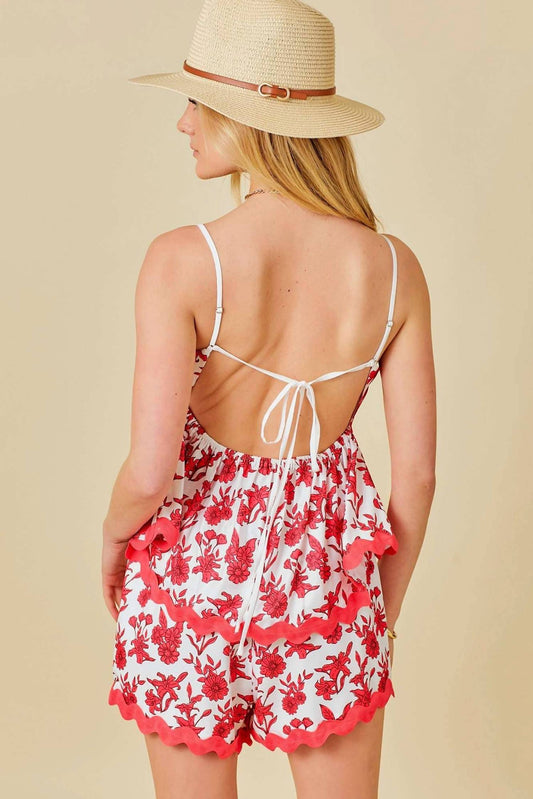 Mainstrip - FLORAL BABYDOLL TANK