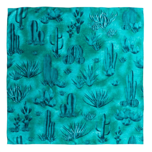 Wyoming Traders - Unisex Southwest Cactus Wild Rag Scarf