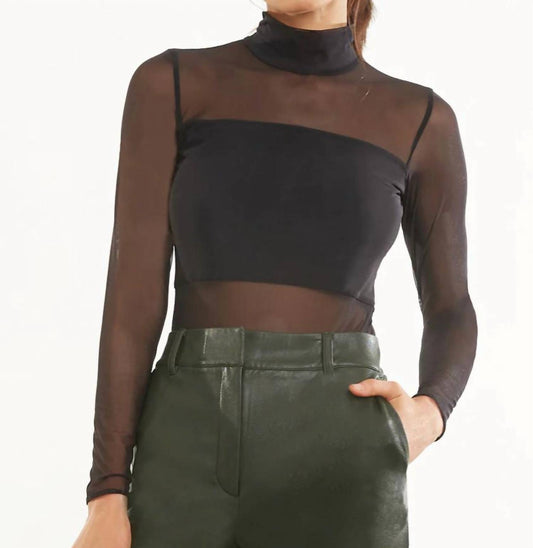 Commando - Mesh Long Sleeve Bodysuit