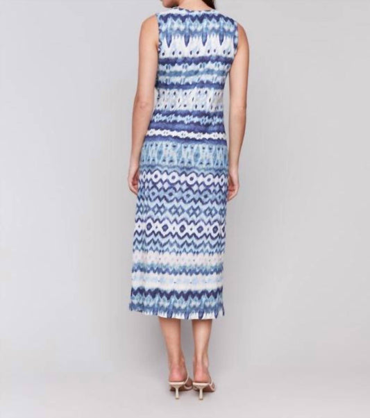 Charlie B - Faux Knot Detail Sleeveless Dress