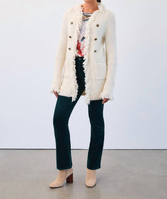 Fdj - Fringed Cardigan Coat