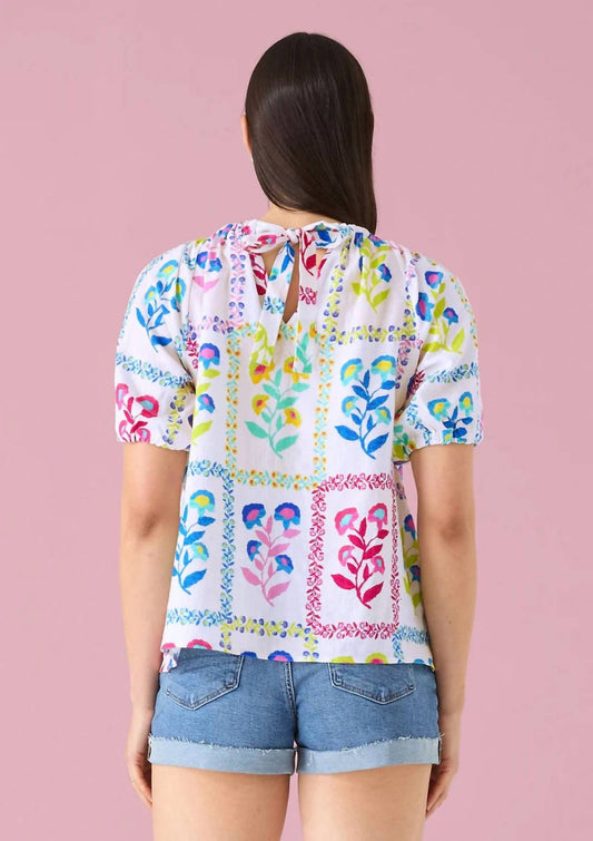 Alivia - Ava Bow Tie-back Top