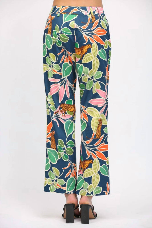 Fate By Lfd - Tropical Print Flare Pants