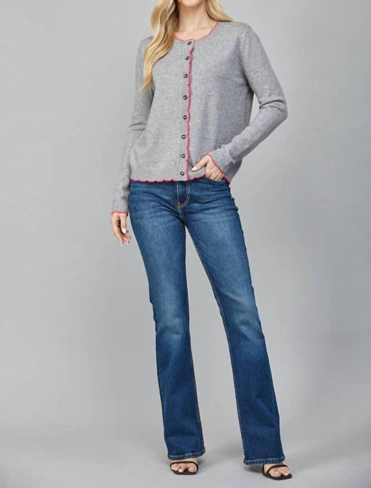 Fate - Swift Contrast Edge Cardigan