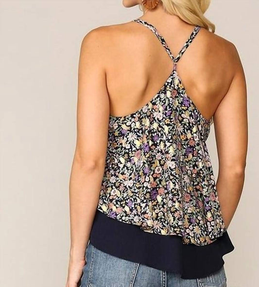 Gigio - Cami Flower Racer Top