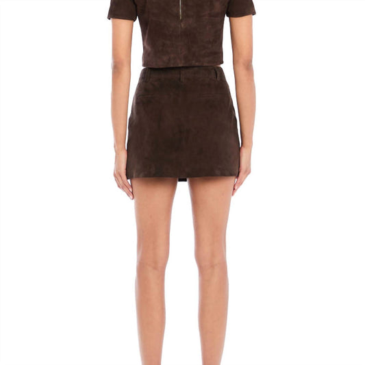 Ser.O.Ya - Torrance Suede Skirt