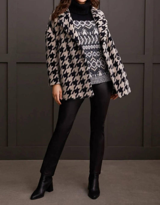Tribal - Houndstooth Double Breast Coat