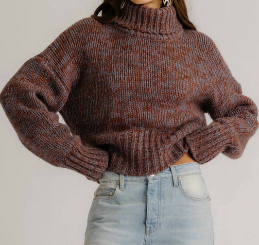 Sablyn - Darcey Cropped Slouchy Cashmere Turtleneck Sweater
