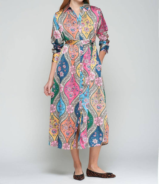 Vilagallo - Floral Midi Dress