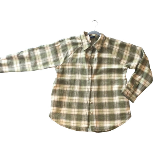 Blu Pepper - Women's Plaid Collared Shirt