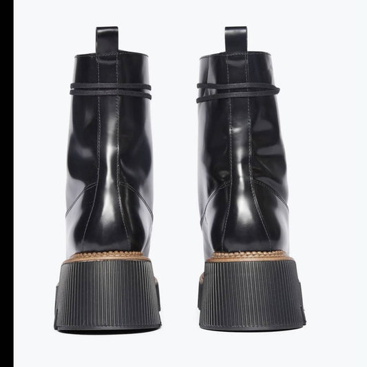 Freda Salvador - Billie Lug Sole Lace Up Boot