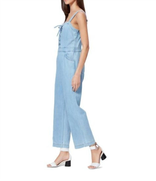 Paige - November Lace Up Crop Jumpsuit