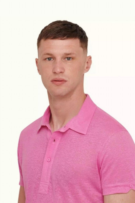Orlebar Brown - Men's Sebastian Linen Polo Shirt