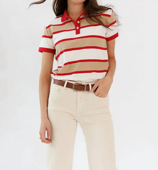 Downeast - Pep Club Short Sleeve Polo Top