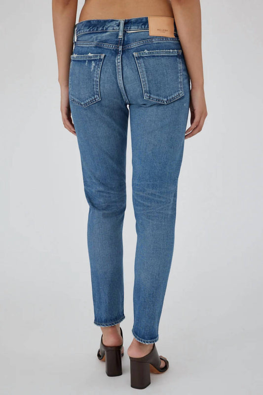 Moussy - Women's Avenal Tapered Mid Rise Jeans
