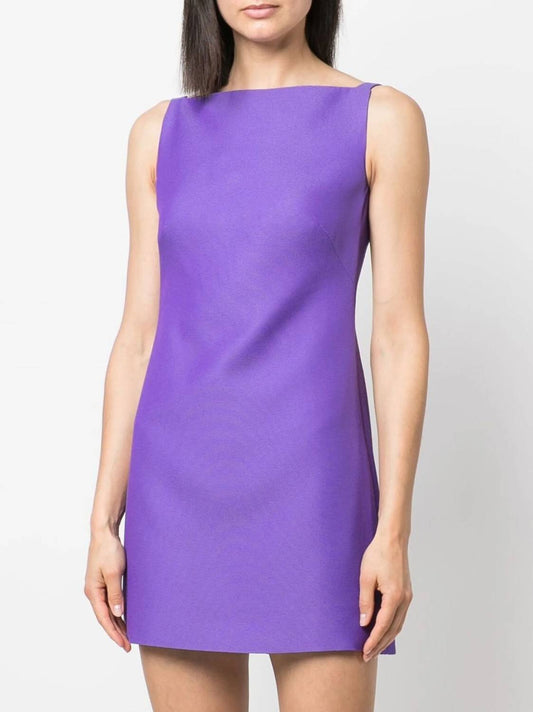 Valentino - Crepe Sleeveless Mini Dress