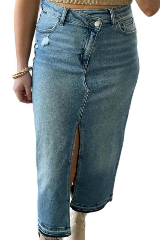 Cello - High Rise Midi Skirt