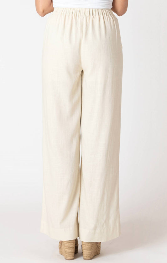 Dex - Wide Leg Elastic Waist Pant
