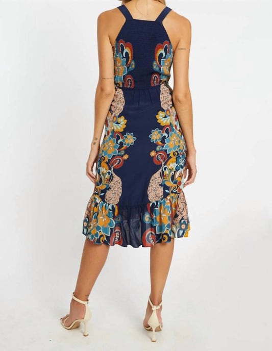 Caballero - Women's Cosmic Cheetah Tilda Dress