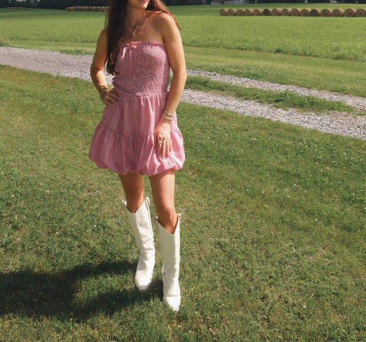 Gilli - Cherry On Top Bubble Hem Romper