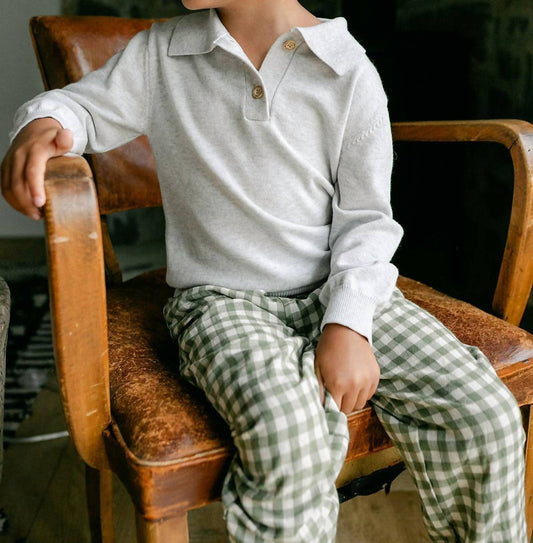 Little Paper Boat - Boys Bennett Straight Pants