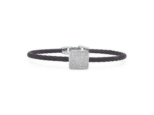Alor - Women's Square Disc Diamond Bangle