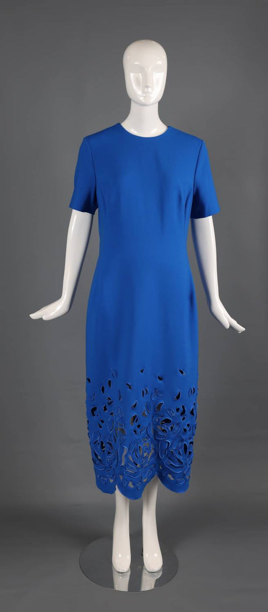 Oscar De La Renta - Women's Floral Cutout Cocktail Dress