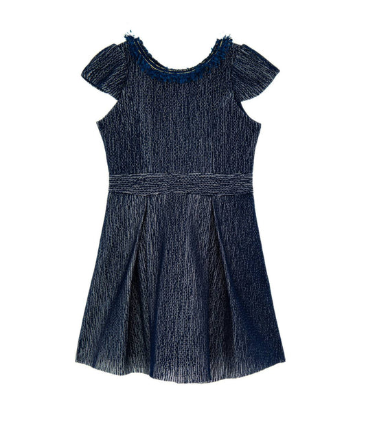 Zoe Ltd - Girls Ashley Fringe Collar Dress