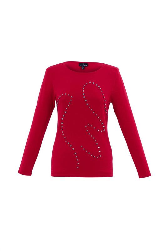 Marble - Rhinestone Holiday Sweater