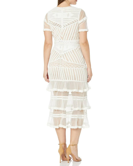 Nicole Miller - Beaded Midi Dress