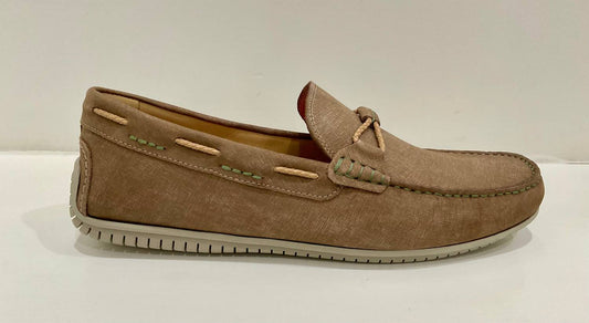 Martin Dingman - Men's Bermuda Nubuck Braided Bit Loafers