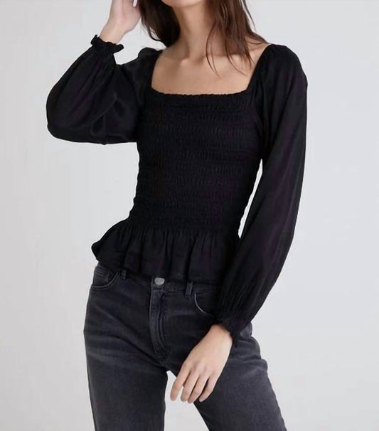 Bella Dahl - Long Sleeve Smocked Top