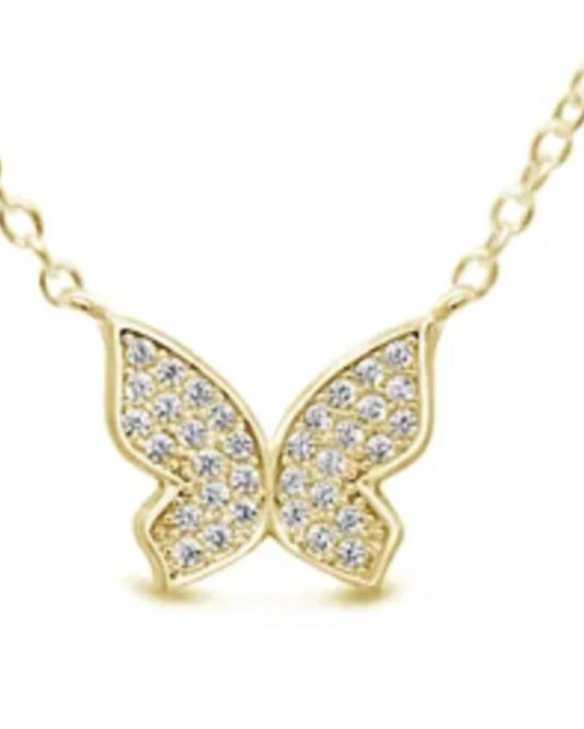 Stia - Women's Spread Your Wings Butterfly Necklace