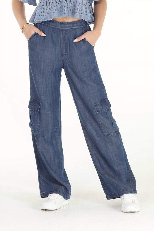 Paparazzi - Tencel Wide Leg Cargo Pant