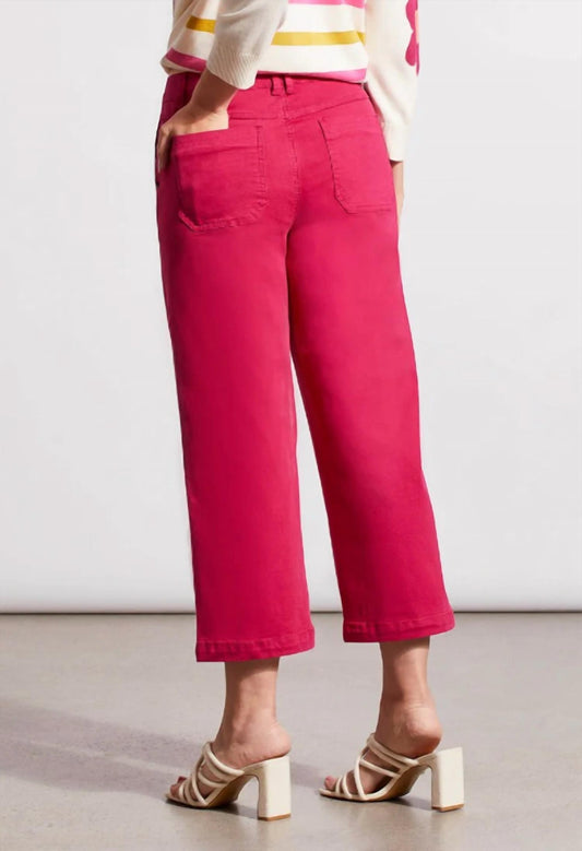 Tribal - Audrey Button Fly Wide Leg Jeans