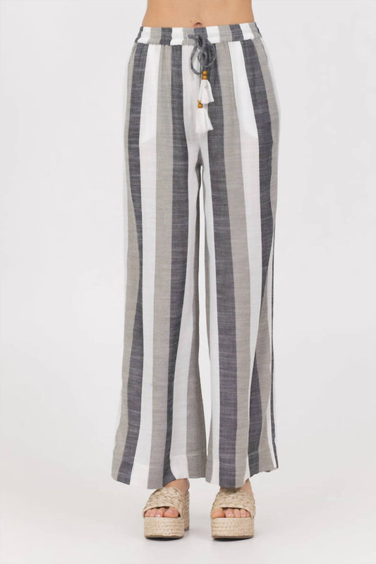 Vintage Havana - Metallic Stripe Pants
