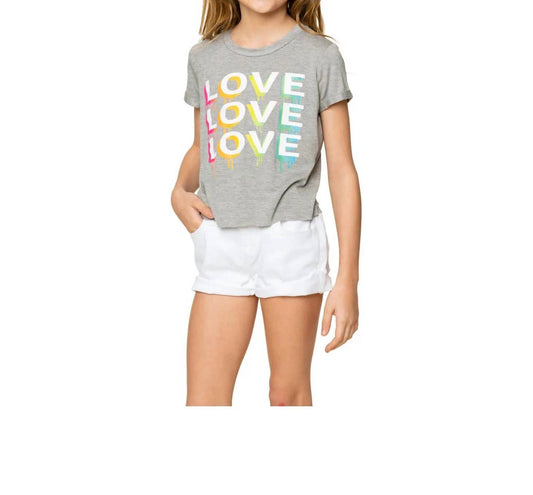 Malibu Sugar - Girls Cropped Love Tee