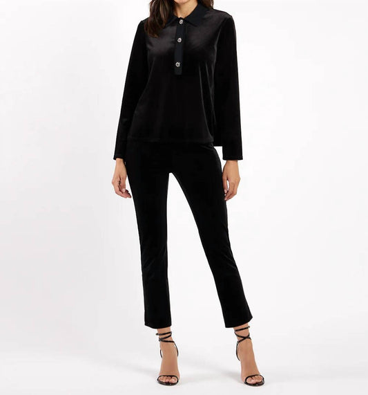 Jude Connally - Lucia Straight Velvet Pants