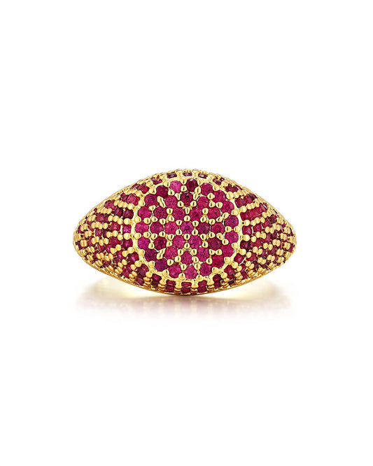 Luv Aj - Women's Pave Signet Ring