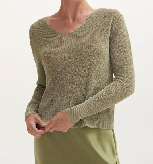 Crescent - Jocelene Lurex Sweater Top