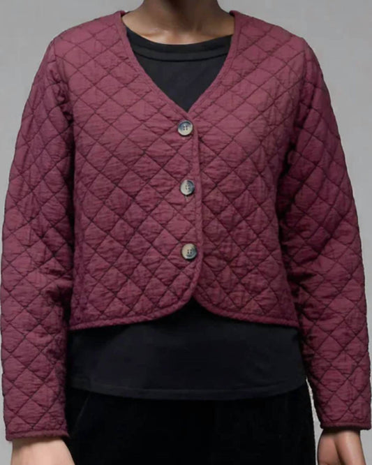 Cut Loose - 3 Button Quilted Jacket
