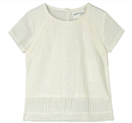 Poppet & Fox - Girl's Sakura Short Sleeve Blouse