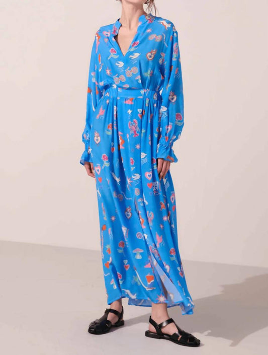 Paolita - White Rabbit Silk Mary Jane Dress