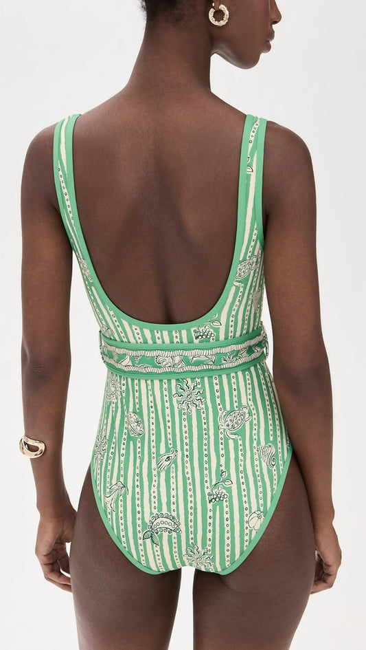 Alemais - Lulu Belted One Piece Swimsuit