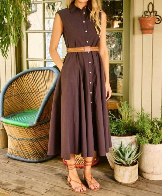 Pinch - Buttoned Belted Dress