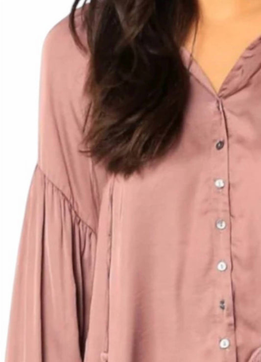 Olivaceous - Peasant Tassle Blouse