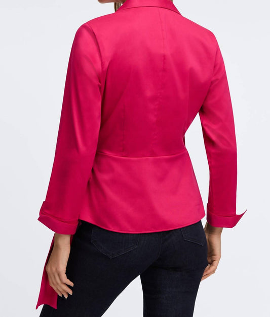 Foxcroft - Salina No Iron Stretch Matte Sateen Shirt