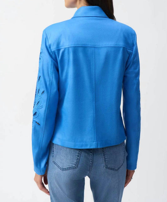 Joseph Ribkoff - Faux Suede Jacket